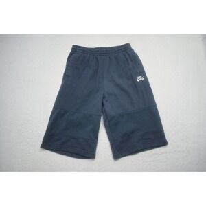 Nike SB Sweat Gym Shorts Blue Performance Cotton Blend W/ Pockets Boys XL